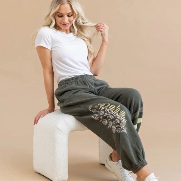 FP Movement by Free People All Star Oversize Graphic Joggers - Picture 3 of 9